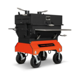 Yoder Smokers 24x36 Flat Top Adjustable Charcoal Grill on Competition Cart