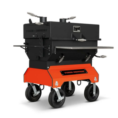 Yoder Smokers 24x36 Flat Top Adjustable Charcoal Grill on Competition Cart