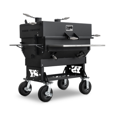 Yoder Smokers 24×36 Flat Top Adjustable Charcoal Grill, Standard Cart
