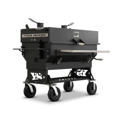 Yoder Smokers 24×48 Flat Top Adjustable Charcoal Grill, Standard Cart