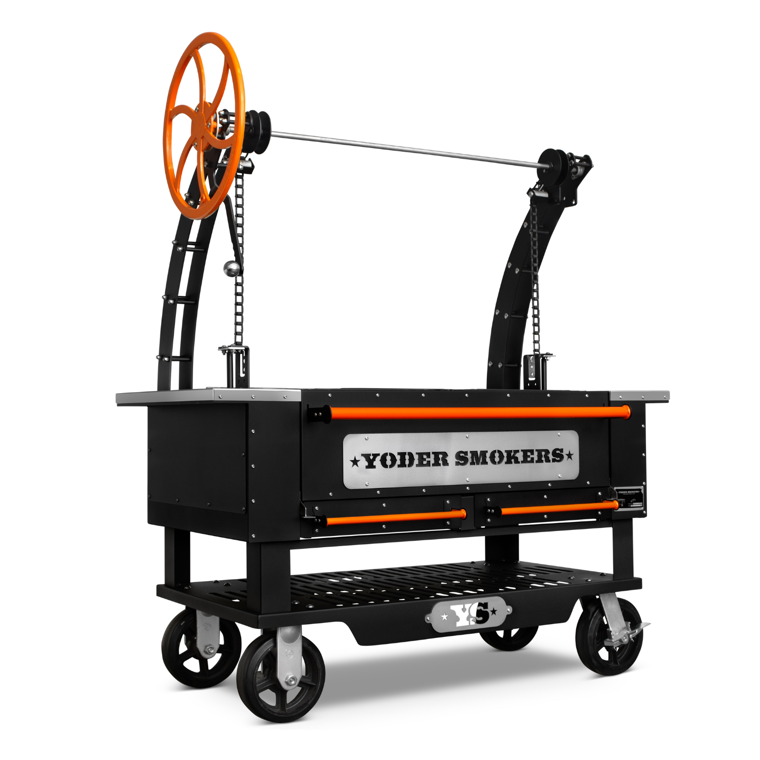 Yoder Smokers 42″ El Dorado Freestanding Santa Maria Charcoal BBQ Grill