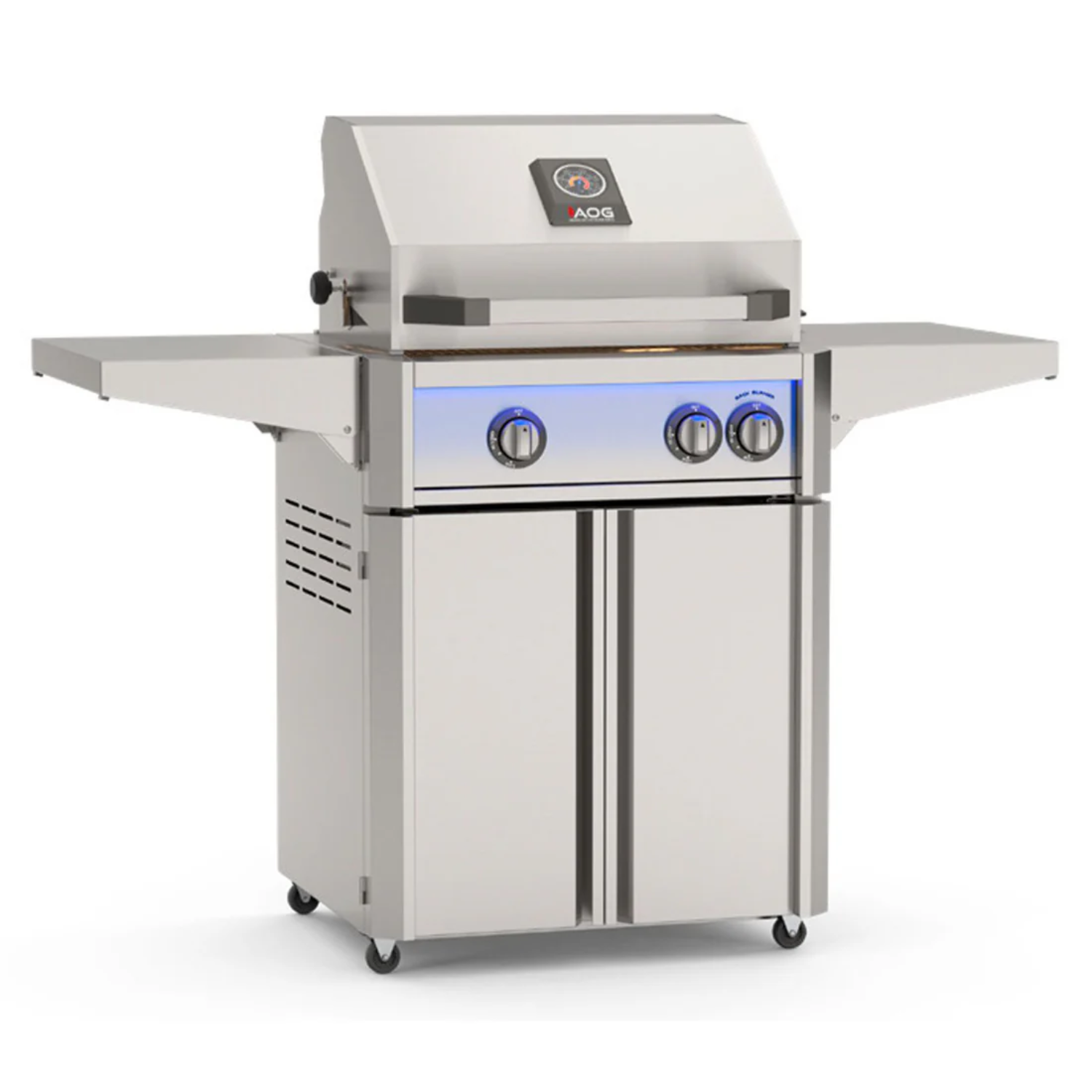 2026 American Outdoor Grill 24″ Portable Cart “L” Series Gas Grill (With Rotisserie)