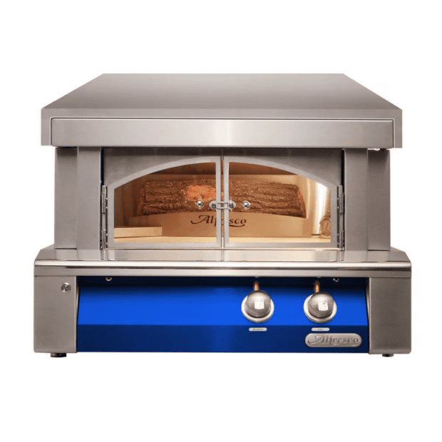 Alfresco 30-Inch Outdoor Pizza Oven Plus Ultramarine Blue - AXE-PZA-BI-NG-S5002