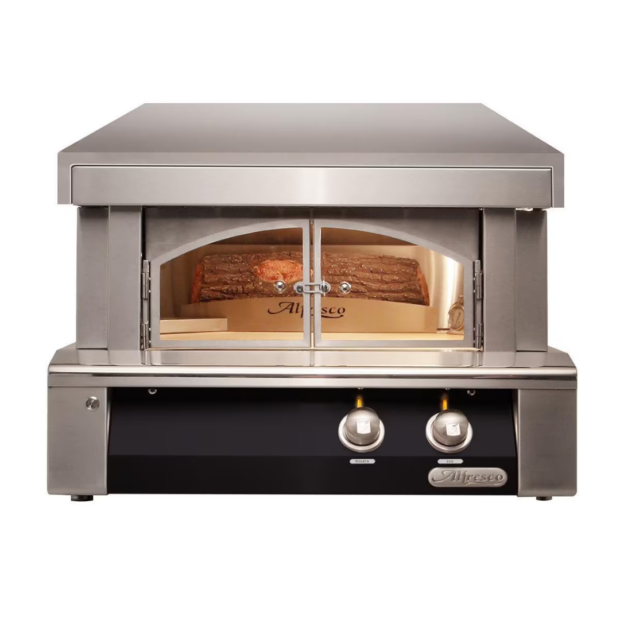 Alfresco 30-Inch Pizza Oven Jet Black Gloss AXE-PZA-BI-NG-S9005