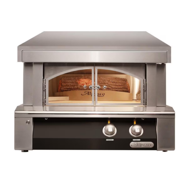 Alfresco 30-Inch Pizza Oven Jet Black Matte - AXE-PZA-BI-NG-SM9005