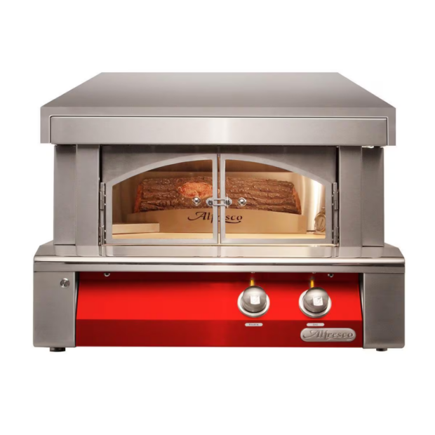 Alfresco 30-Inch Pizza Oven Plus Carmine Red - AXE-PZA-BI-NG-S3002