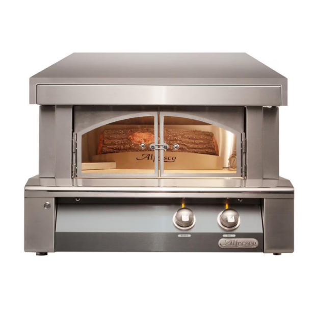 Alfresco 30-Inch Pizza Oven Plus Signal Gray - AXE-PZA-BI-NG-S7004