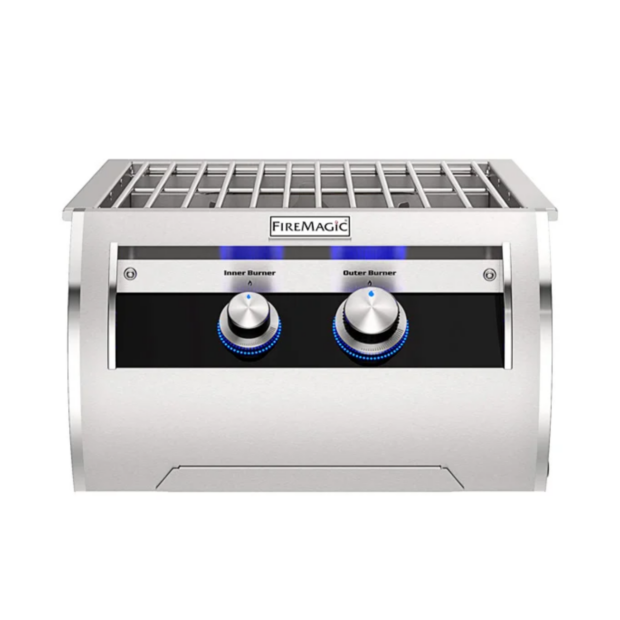 Fire Magic Echelon Diamond Series Power Burner w Stainless Steel Cooking Grid 19-6B1
