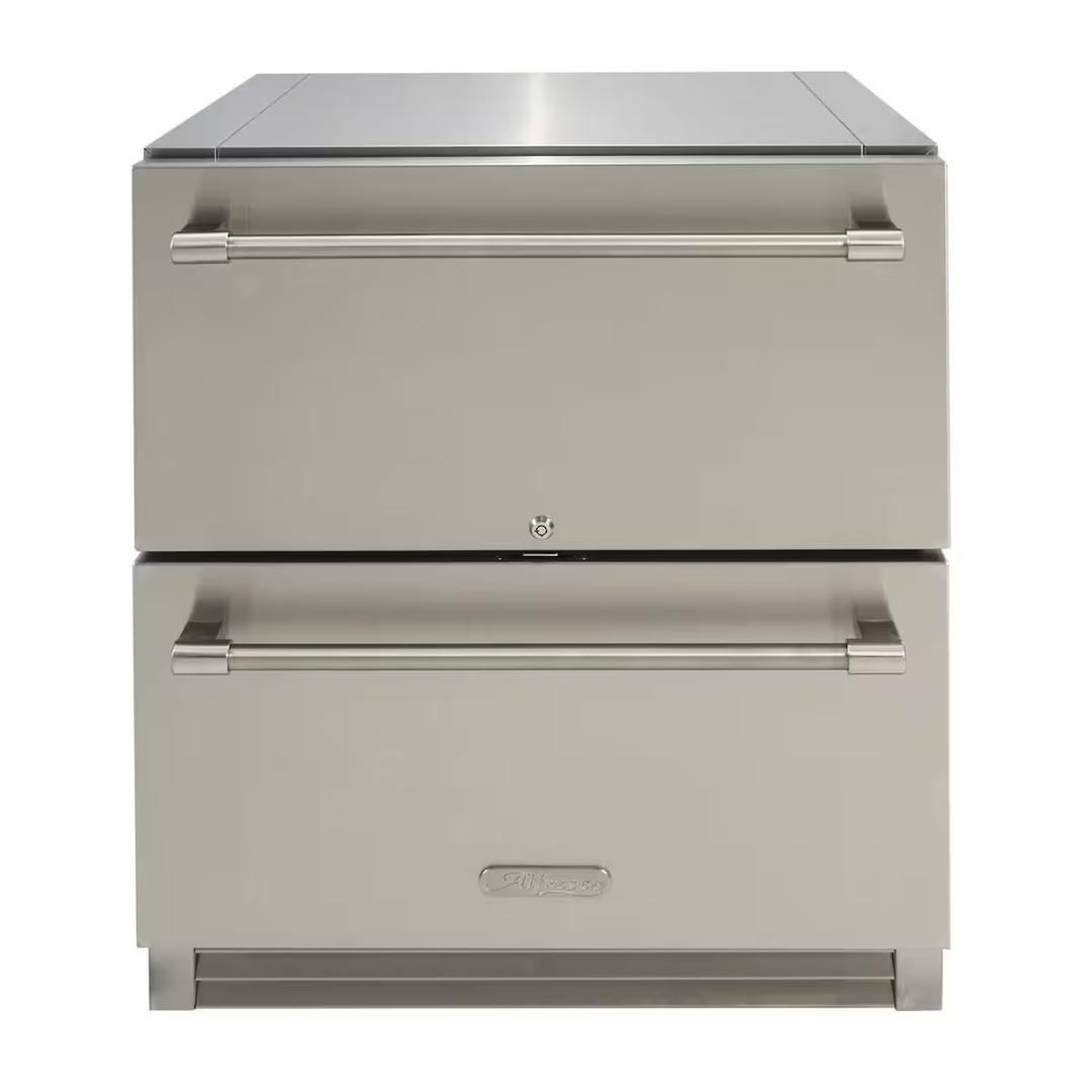 Alfresco PolarCore 28-in 6.77 Cu. Ft. Outdoor 2 Drawer Refrigerator (1) Alfresco PolarCore 28-in 6.77 Cu. Ft. Outdoor 2 Drawer Refrigerator (1)
