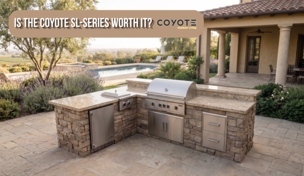 Coyote SL-Series grill review – 36-inch built-in natural gas grill in outdoor kitchen