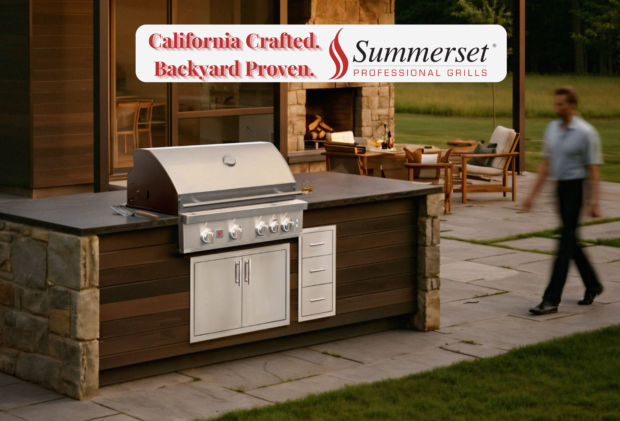 Summerset TRL Pro grill review – Summerset TRL Pro 32-inch built-in gas grill in luxury outdoor kitchen
