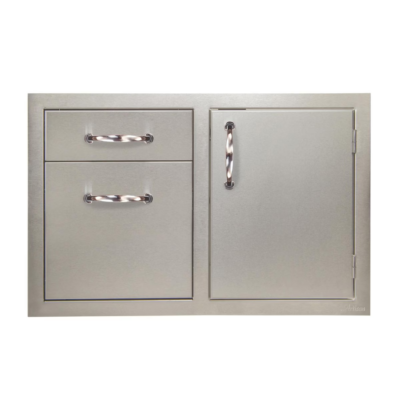 Artisan 32-Inch Soft-Close Right Hinge Door & Double Drawer Combo ARTP-DDC-32SC